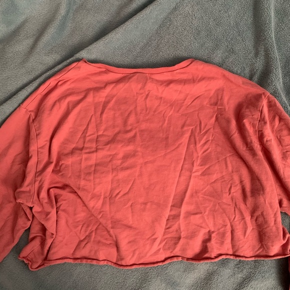 ‘girl clique’ long sleeve crop top - Picture 3 of 3